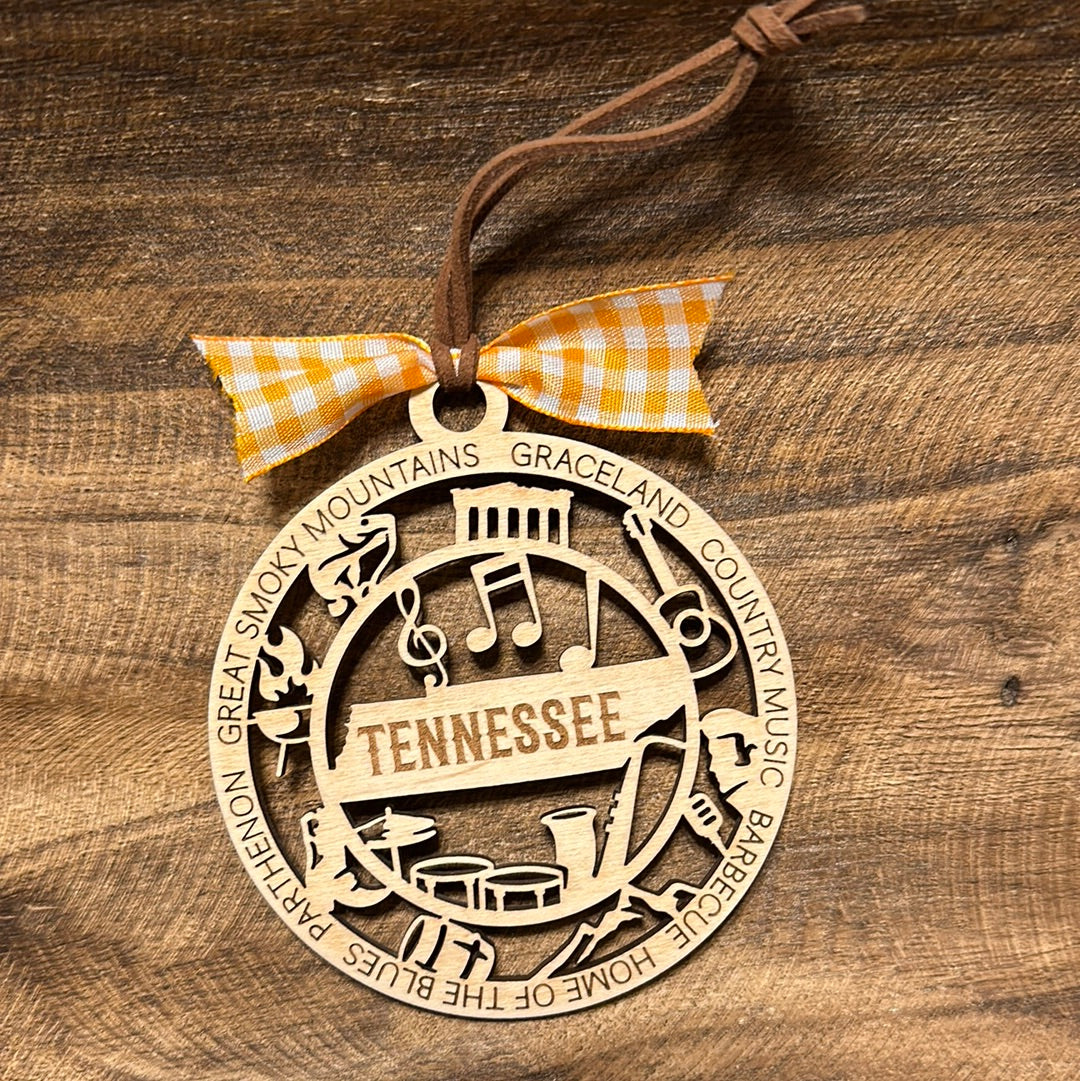 Tennessee state ornament