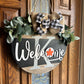 Seasonal 19" Door Hanger with Initial and 6 interchangeable icons