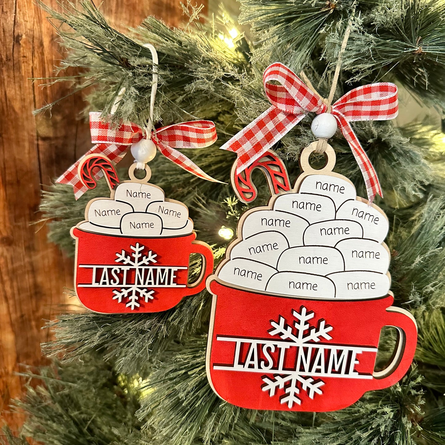 Hot Cocoa Family Ornament