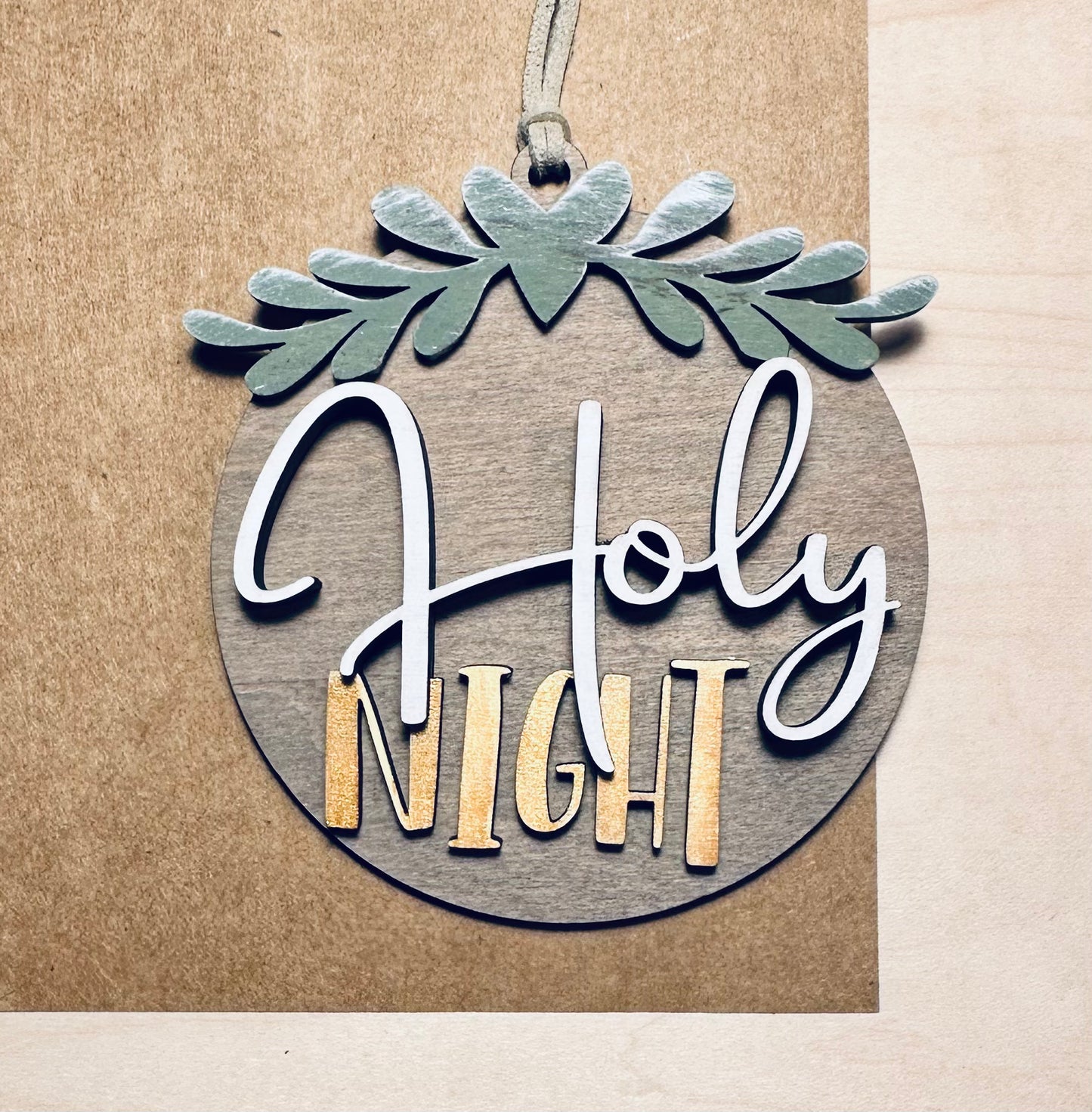 Holy Night Ornaments - set of 3