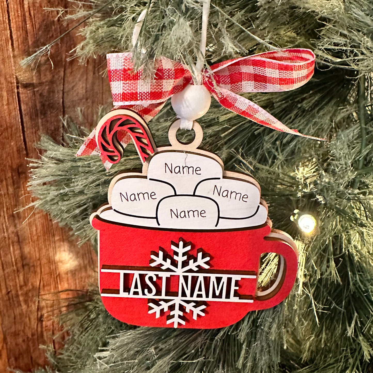 Hot Cocoa Family Ornament