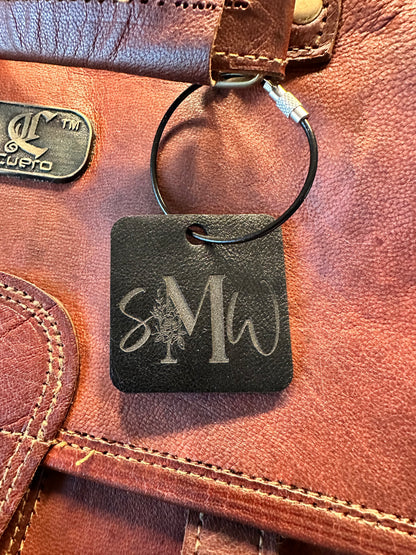 Leatherette Bag Tags