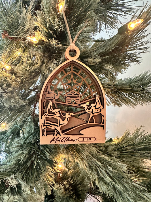 New Vision Christmas Brunch Ornament 2024 - Wise Men (Matthew 2:10)