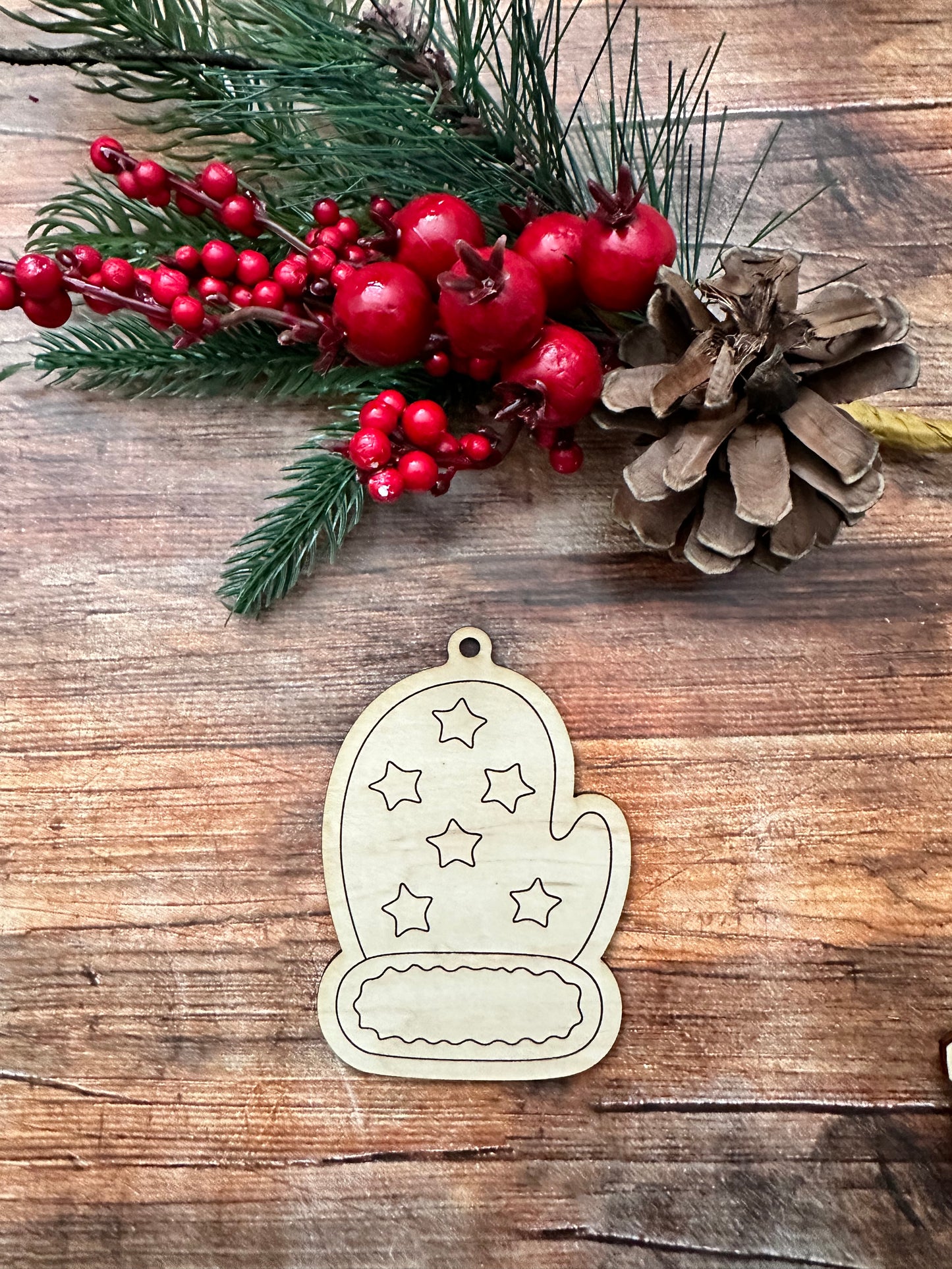 DIY Art - Unfinished Wood Ornaments - individual pieces