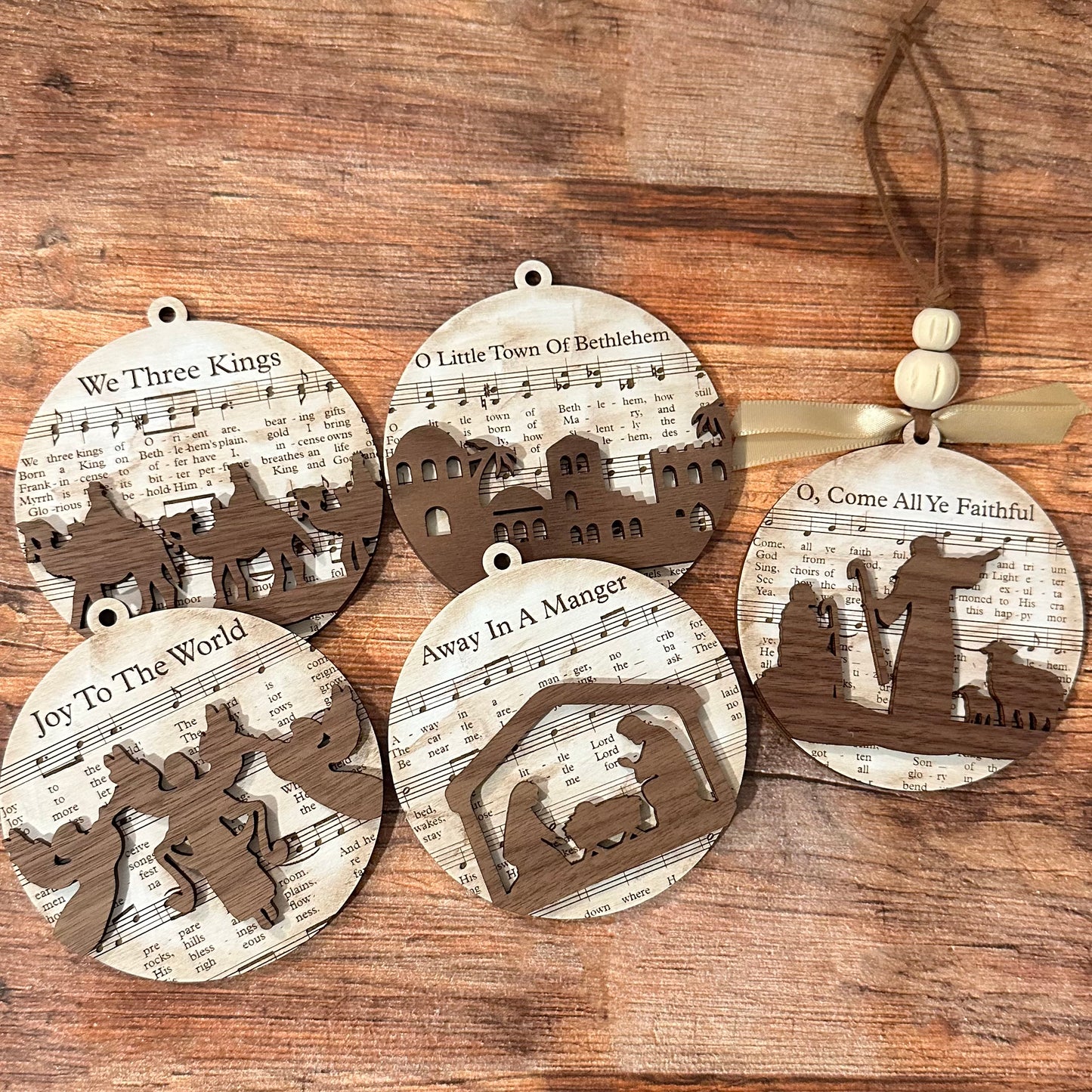 Christmas Carol Ornaments