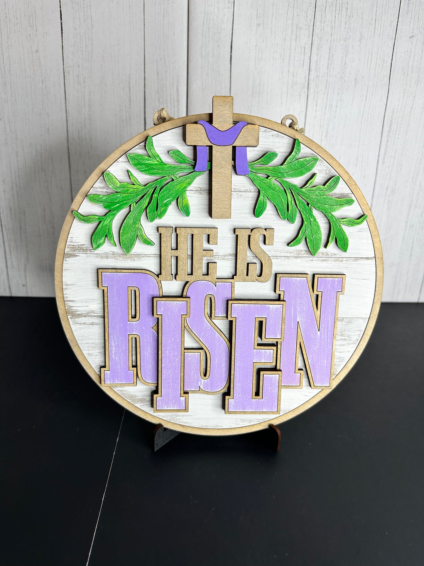 Easter He Is Risen - 10.5” Sign