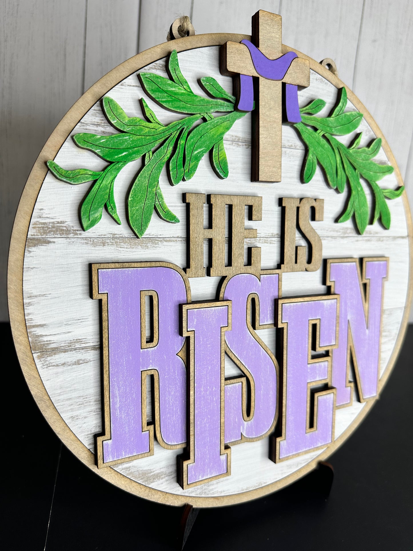 Easter He Is Risen - 10.5” Sign