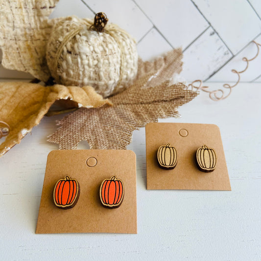 Pumpkin Earrings